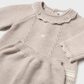 Primer Dia Tejido Cuello Beige Mayoral bolero